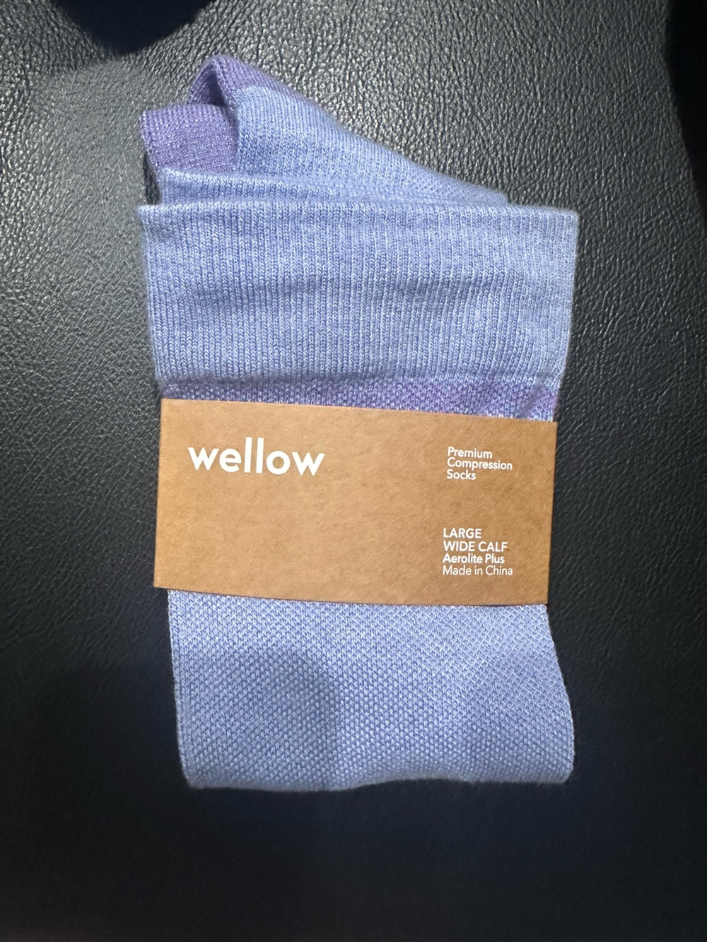 Wellow Wide-Calf Compression Socks Sz LG